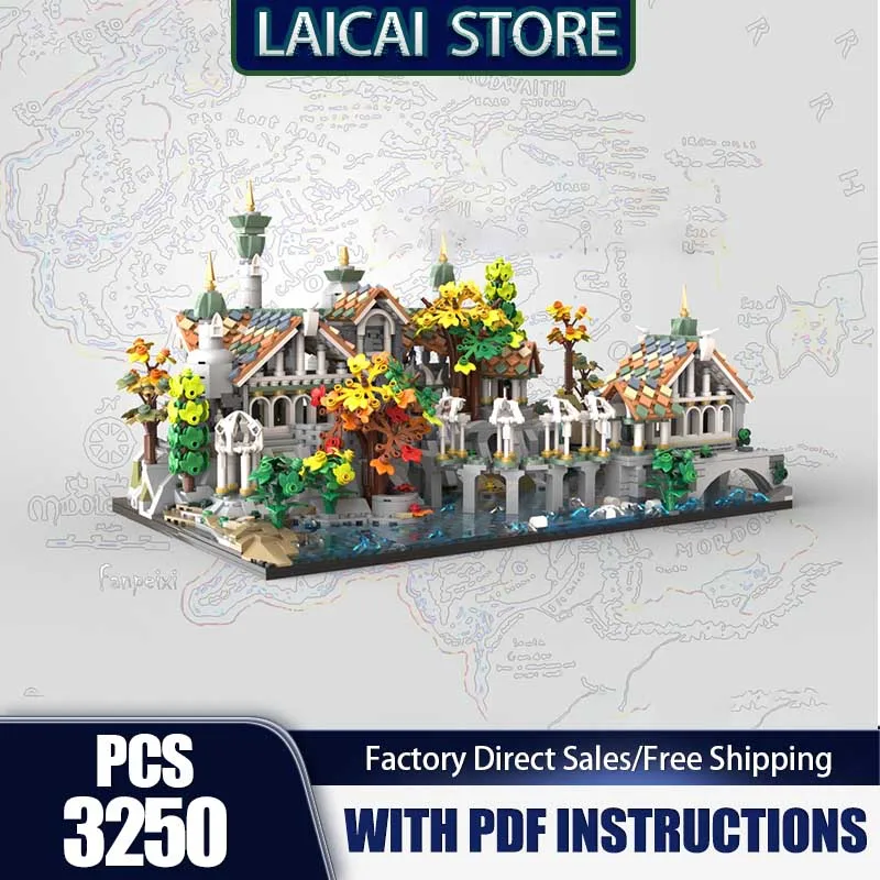 

Модель Dell Extended Edition Moc, строительные блоки, кольца, киносерия, технологические кирпичи, строительные блоки, праздничный подарок, игрушки для сборки своими руками