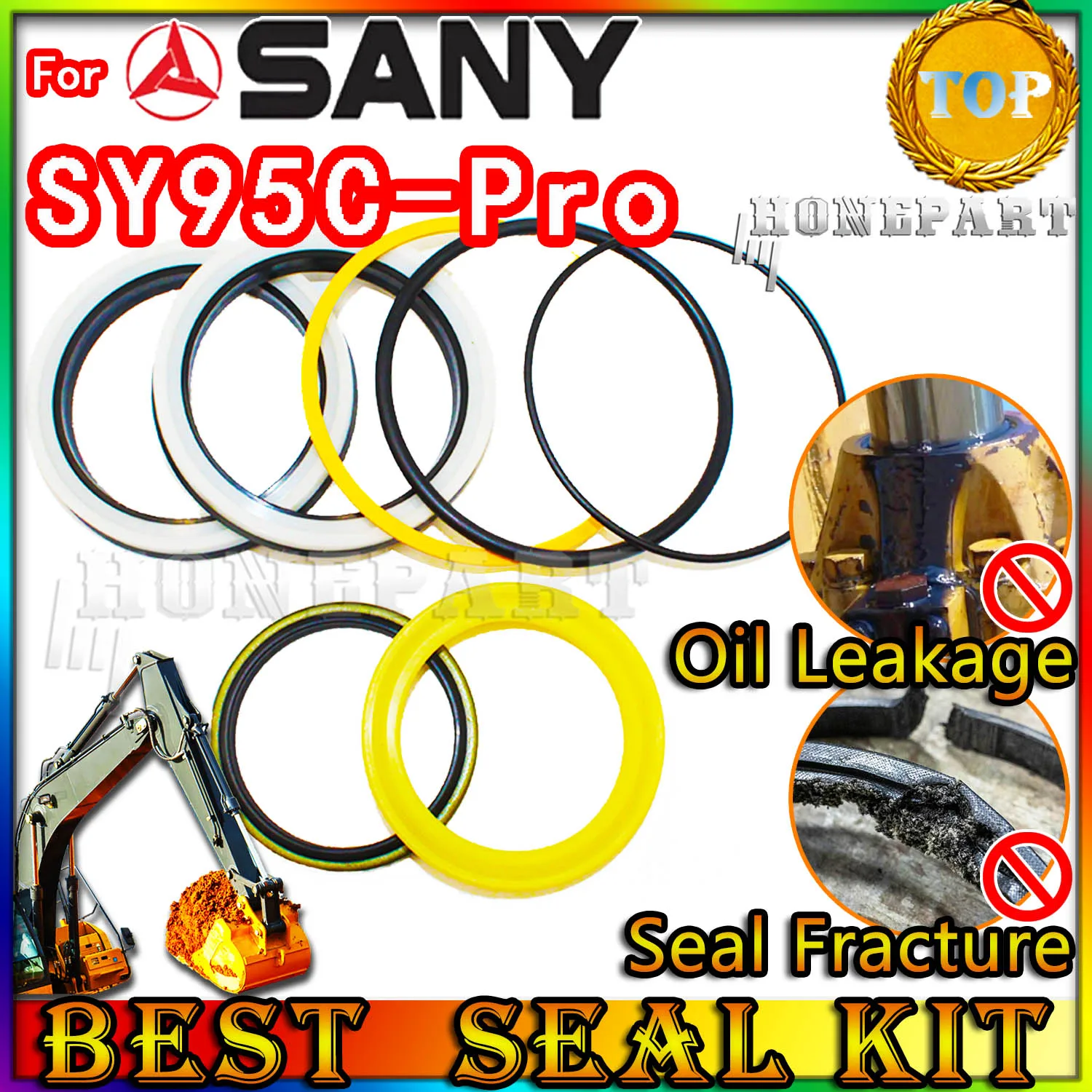 

Ремкомплект сальника для Sany SY95C-Pro, экскаватор SY95C Pro, прямые продажи с фабрики, оптовая продажа, пилотный клапан управления стрелой колеса