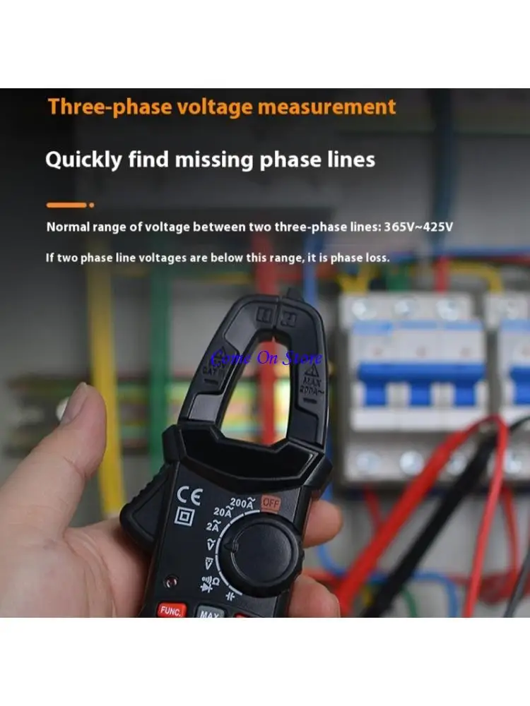 M6CF Portable Digital Multimeter Clear Display for Engineer Household Circuit Testing