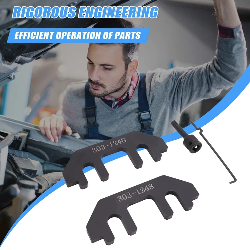 Camshaft Holding Tool Kit With Tension Tool Timing Alignment Holder Tool For Ford 3.5L 3.7L 4V Engines