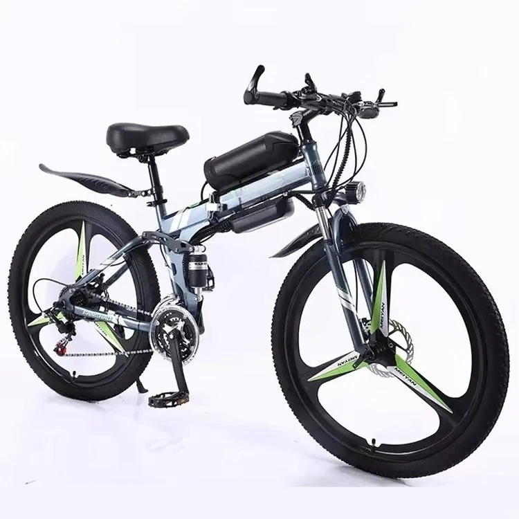 New Model for Sale 26 Inch Folding Electric Mountain Bike Foldable Ebike Full Suspension Fast Delivery