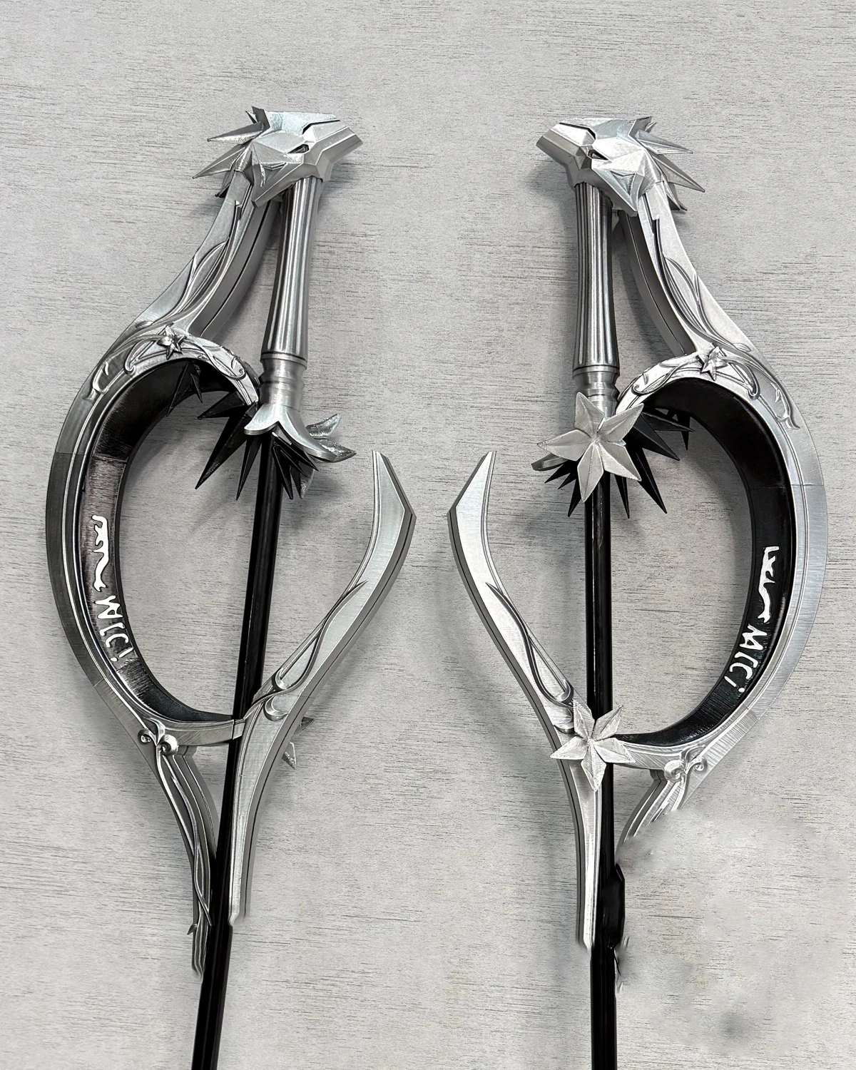 جديد الجلد طول 210 سنتيمتر لابلاند Decadenza تأثيري الأسلحة الدعامة أنيمي الفرسان هالوين كرنفال ملابس الحفلات اكسسوارات #3