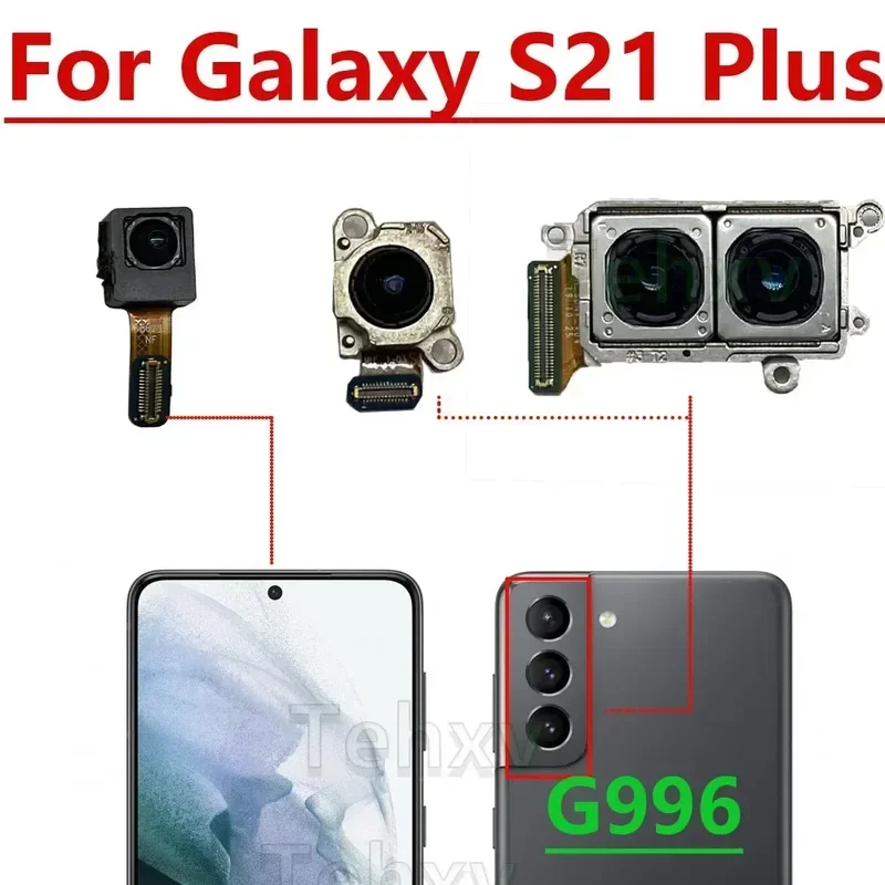 Good Main Rear Back Wide Front Telephoto Camera For Samsung Galaxy S21 Plus 5G G996B G996U G996N G9960 Camera Flex Cable