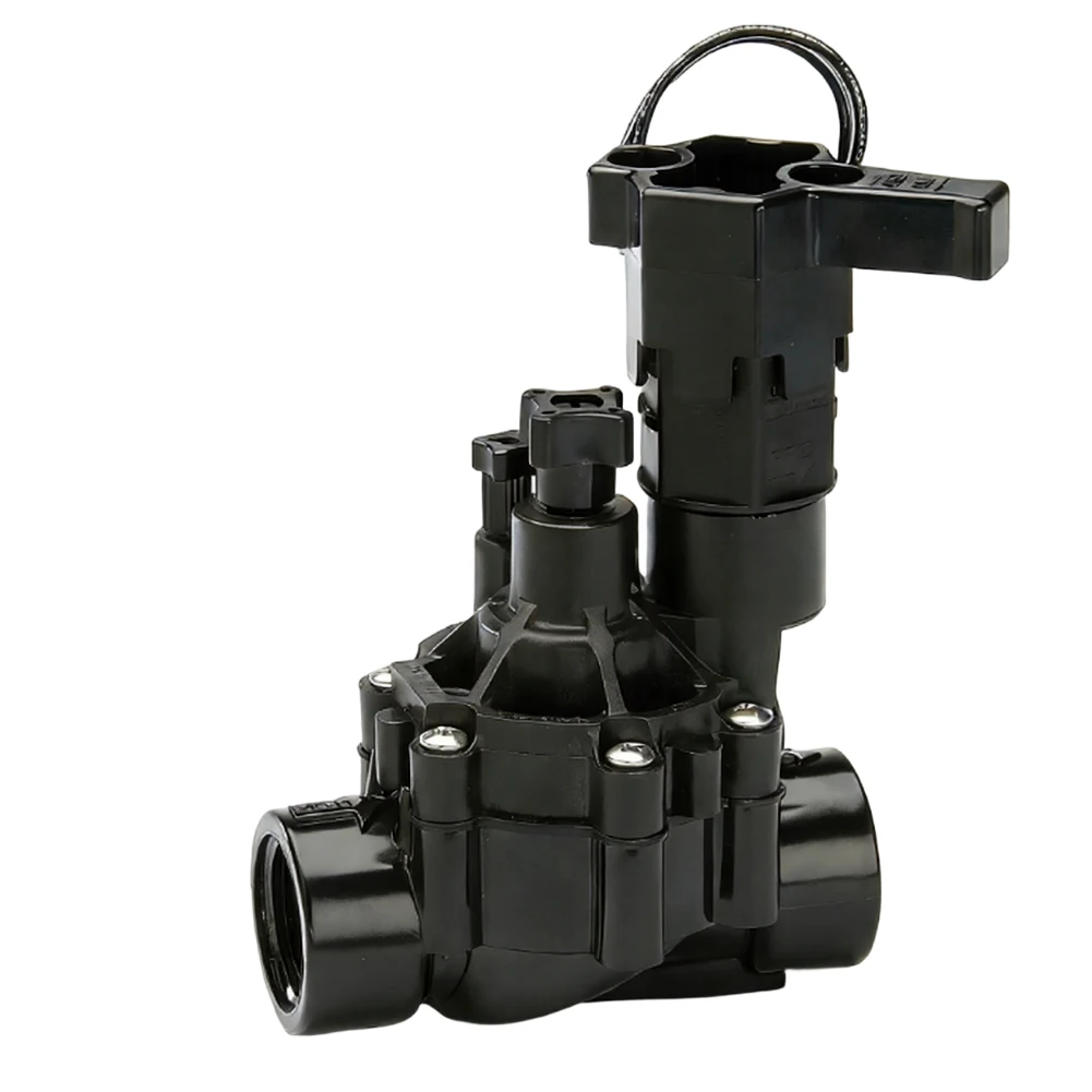 CP100 In Line Automatic Sprinkler Valve for Irrigation Systems Residential and Light Commercial Use Plastic Black 18.4 14 8.3cm