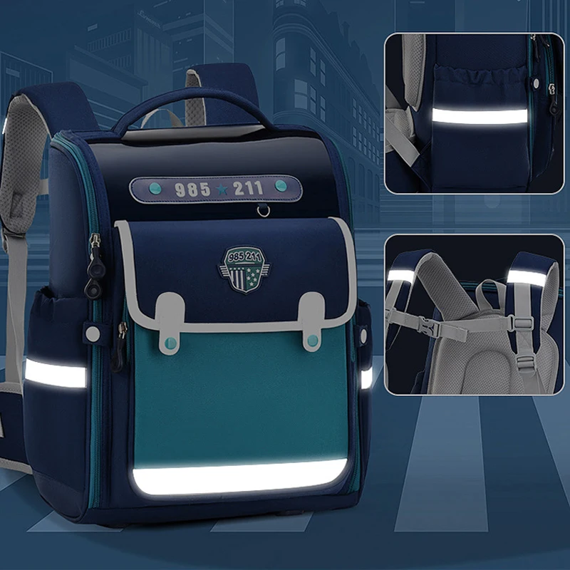 Spinal Support Ergonomic Kid Backpack 120cm-150cm Birthday Primary School Bag Gift Elementary School
