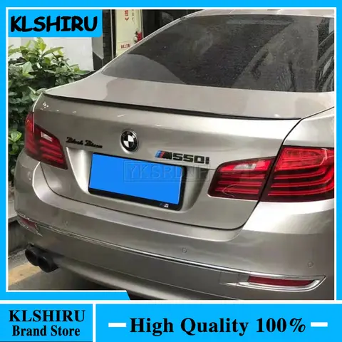 YKSRDNF ABS 리어 스포일러, BMW F10 F18 2011 2012 2013 2014 2015 2016 M 스타일, 테일 트렁크 부트 윙 장식, 자동차 스타일링