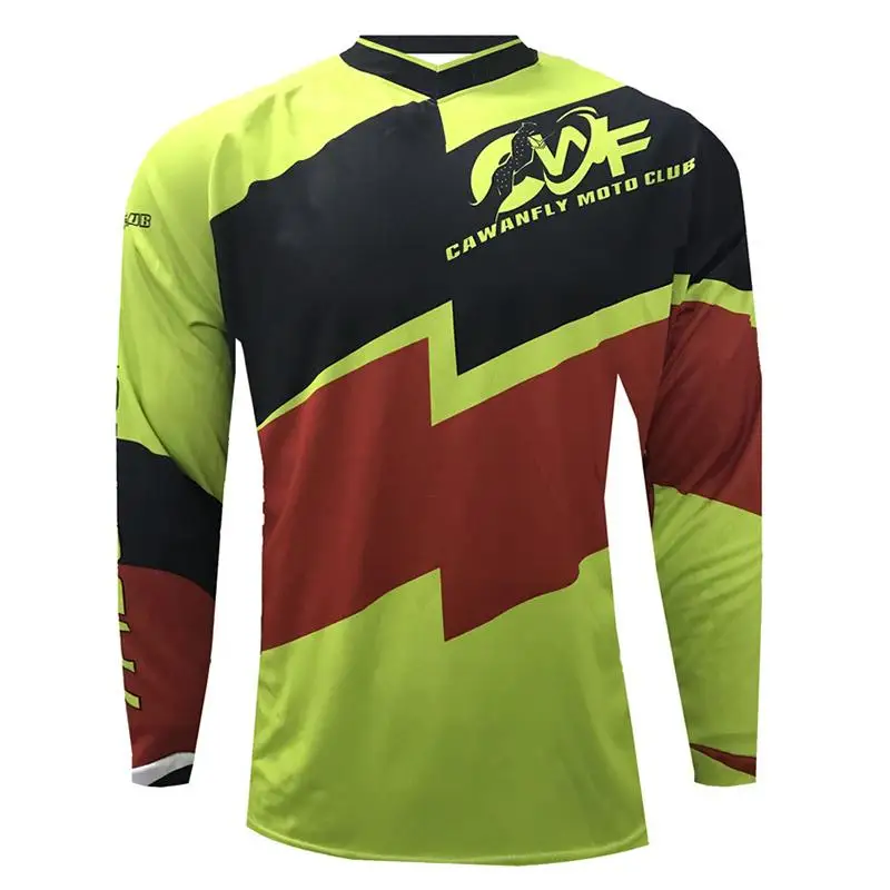 CAWANFLY Men Off Road Enduro Jersey Quick Dry Moto Racing Shirt Bicycle Bike Riding Apparel Motorcycle 