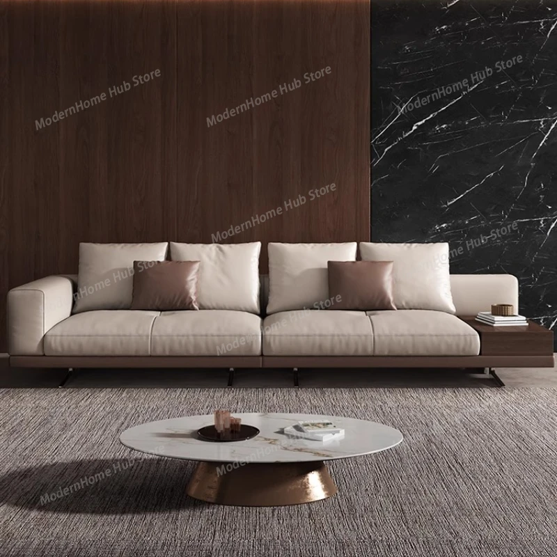 Designer Comfortable Sofa Italian Minimalist Light Luxury Adult Living Room Sofas Aesthetics Hallway Muebles Home Furniture