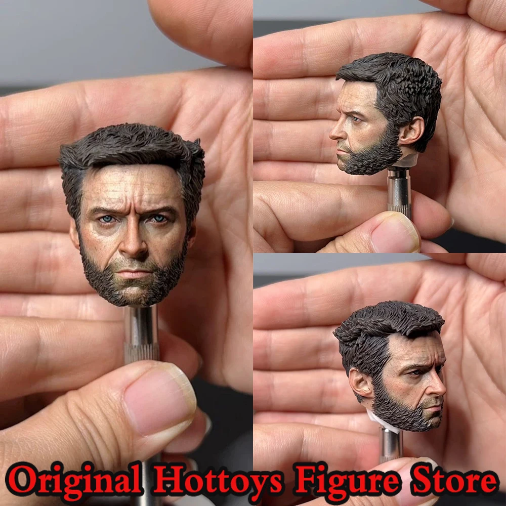 

Скульптура головы мужского солдата в масштабе 1/6, скульптура головы супергероя Волка-робина, раскрашенная, для 12-дюймовой фигурки, модель куклы, тело для куклы.