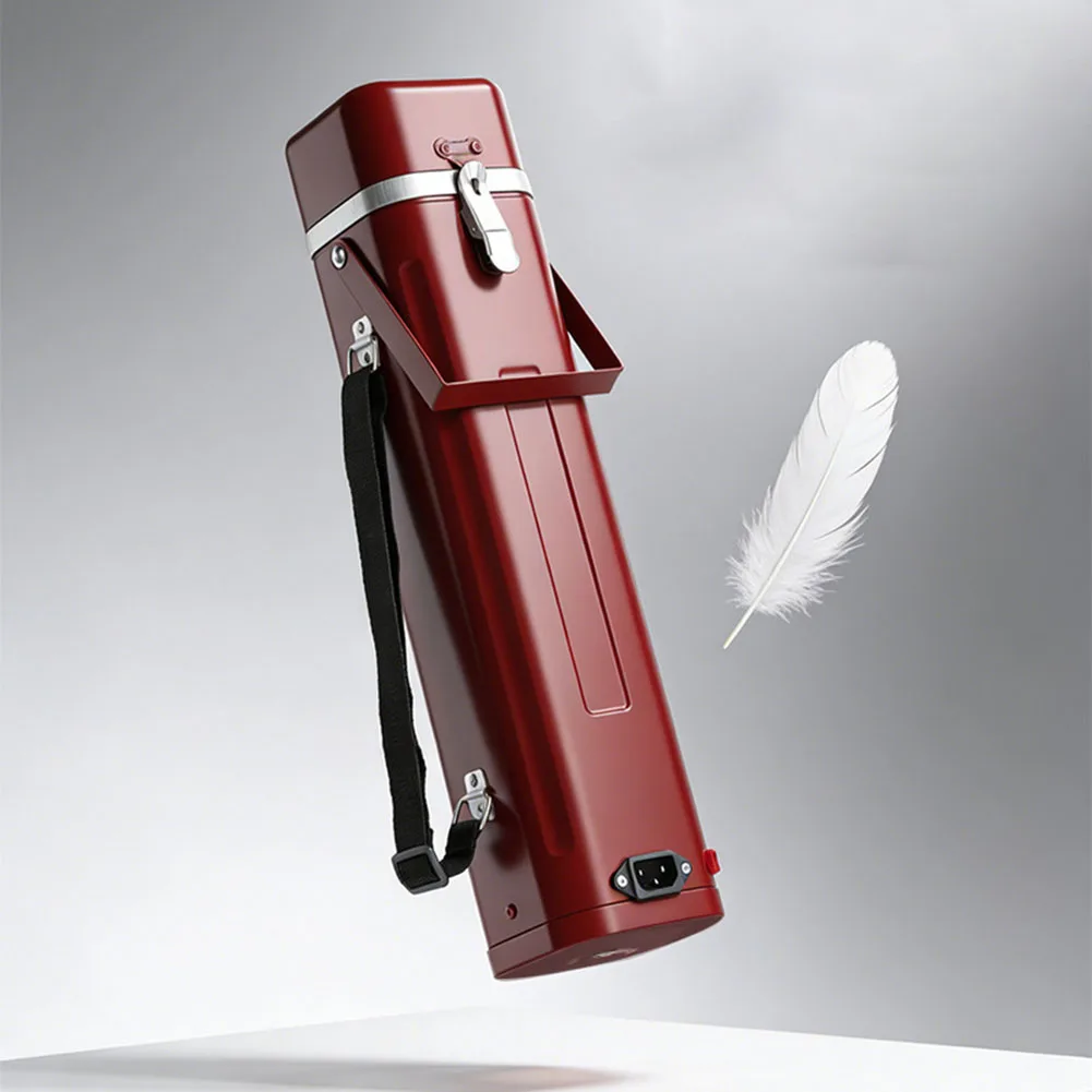 For General Use Red Aluminum Insulated Welding Rod Storage Tube Holder With Temperature Control For Electrode Drying And Field W
