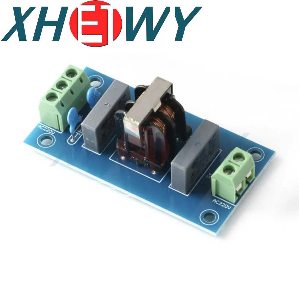 220V Emi Filter Geluidsbooster Filter Soundbooster Socket 2a Emi Filter Module Power Board Sound Lift Scherpe Filter Sound