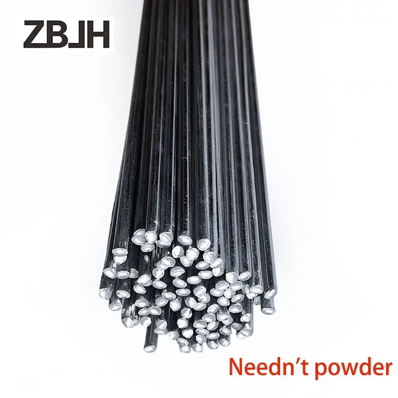 5pc Low temperature aluminum flux cored welding wire No need aluminum powder Instead welding rod of WE53 copper and aluminum rod