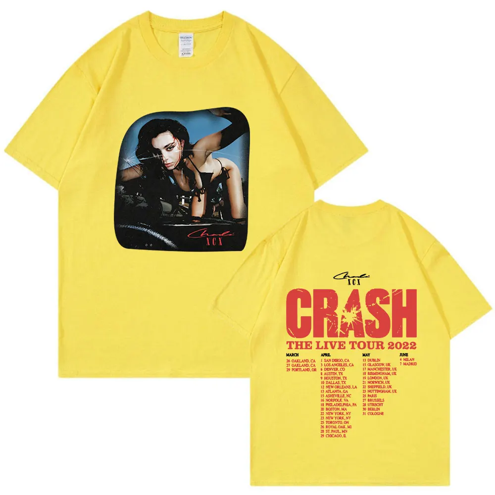 Charli Xcx Crash The Live Tour T Shirt Men Women Clothing Fashion