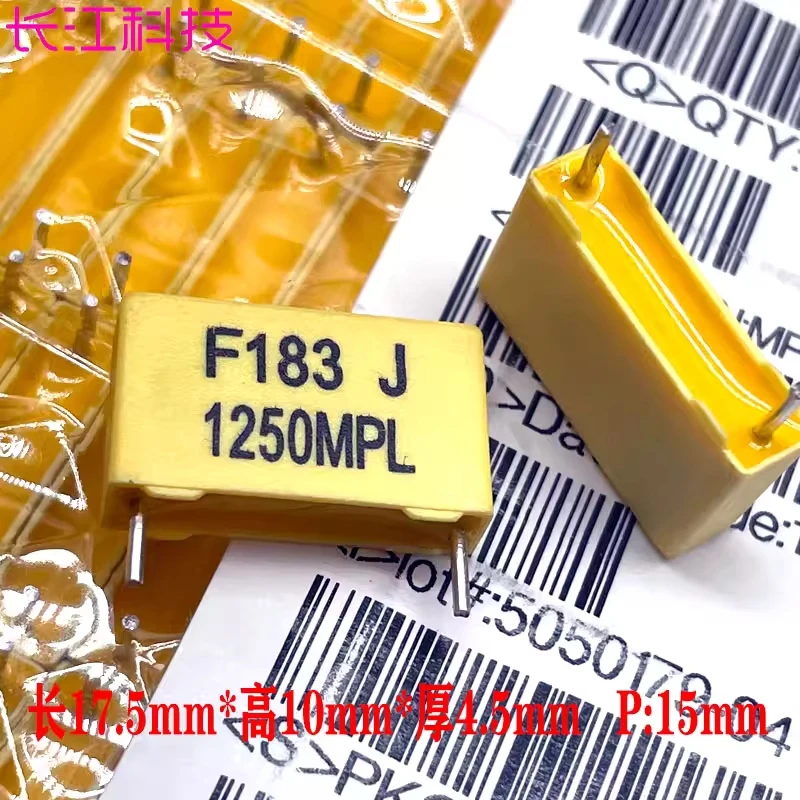 

Пленочный конденсатор безопасности SCC block MKP 0.018 мкФ 18 нФ 183 1250В 1000В 1кВ