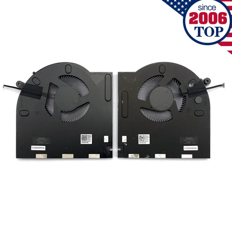 CPU+GPU Fan for For Dell Alienware M17 R3 R4 DC28000ROSL DC28000RNSL H5TYJ CNV63