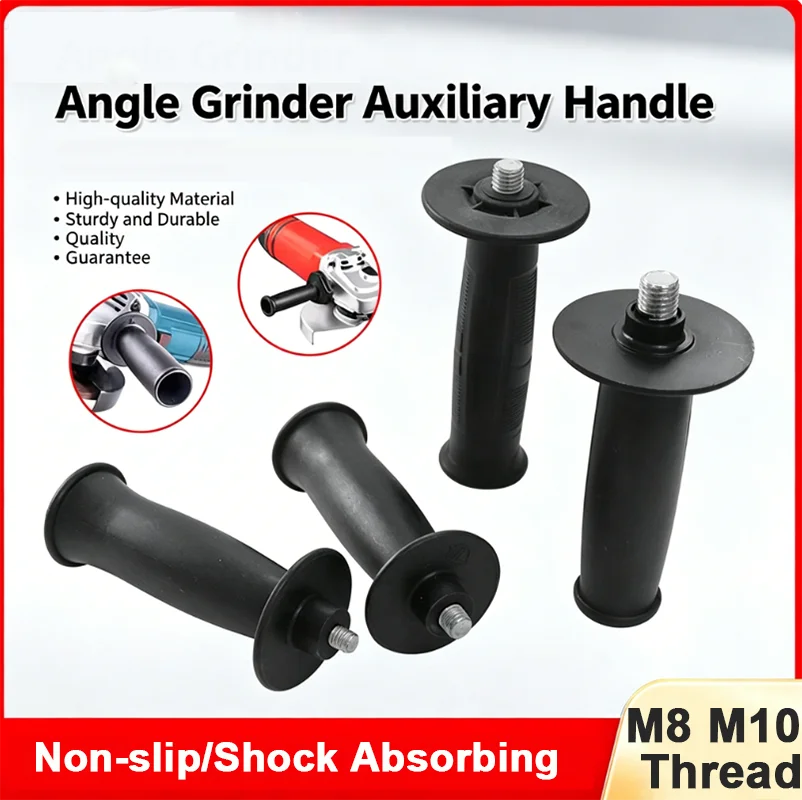 5Pcs 8mm M8 10mm M10 Thread Auxiliary Side Handle Non-slip Wire Handle for Angle Grinder Grinding Machine Power Tool Spare Parts