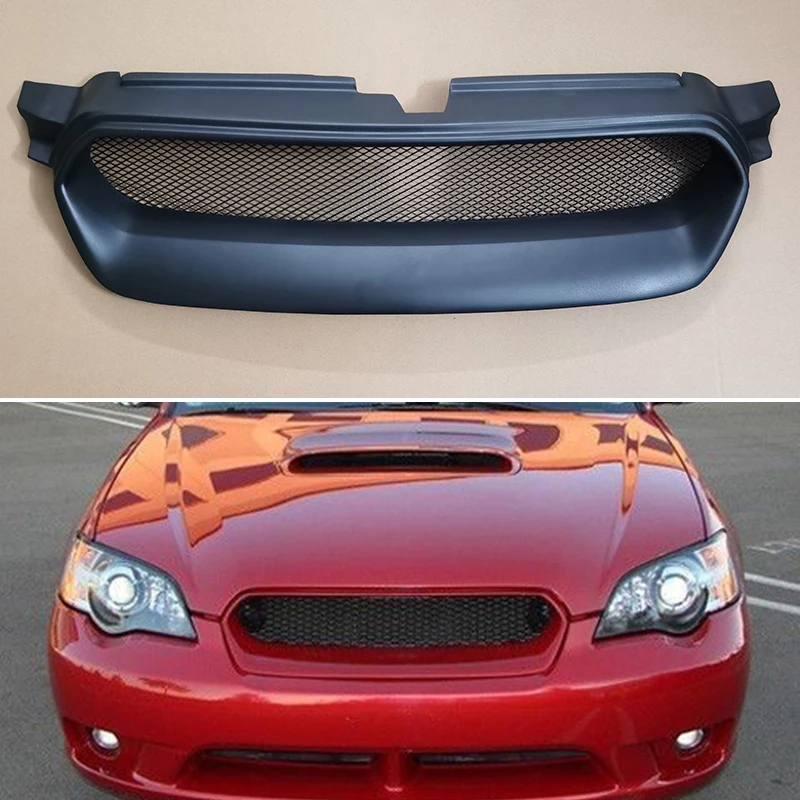 For Subaru Legacy Outback 2005 2006 2007 Year Racing Grille Grill Body Kit Accessories FRP Matte Black