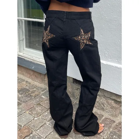 Женские прямые джинсы Levi's  star print