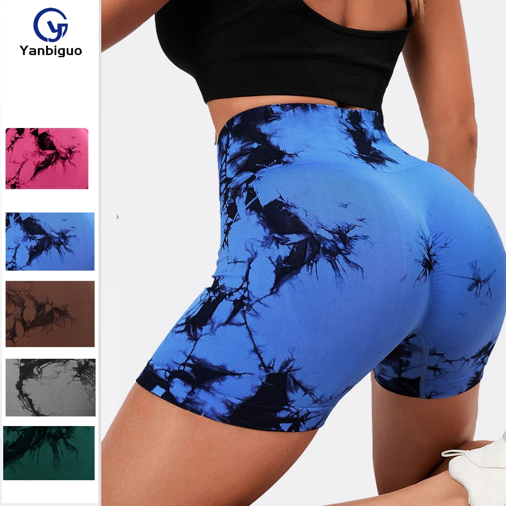 Workout Shorts for Women Scrunch Butt Lifting High Waisted Yoga Gym Seamless Booty Biker Scrunch Butt Workout Shorts