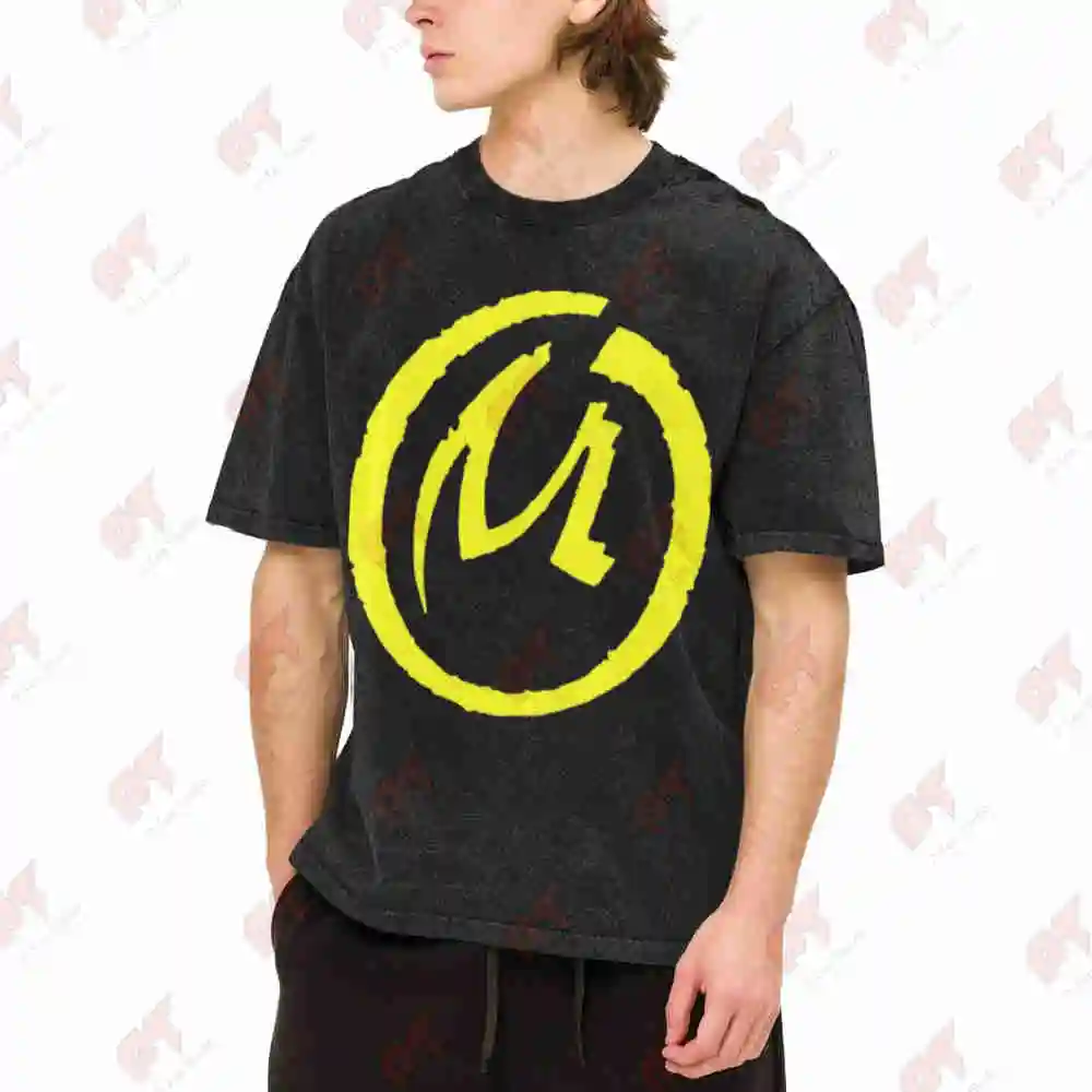 Blake And Mortimer Yellow Mark Vintage Washed Tee Pure Cotton T-Shirt