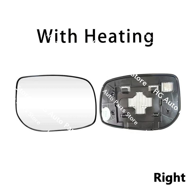 For Toyota Camry 2006-2011 / Axio 2010 Car Accessories Side Rearview Lenses Mirror Reflective Glass Lens with Heating