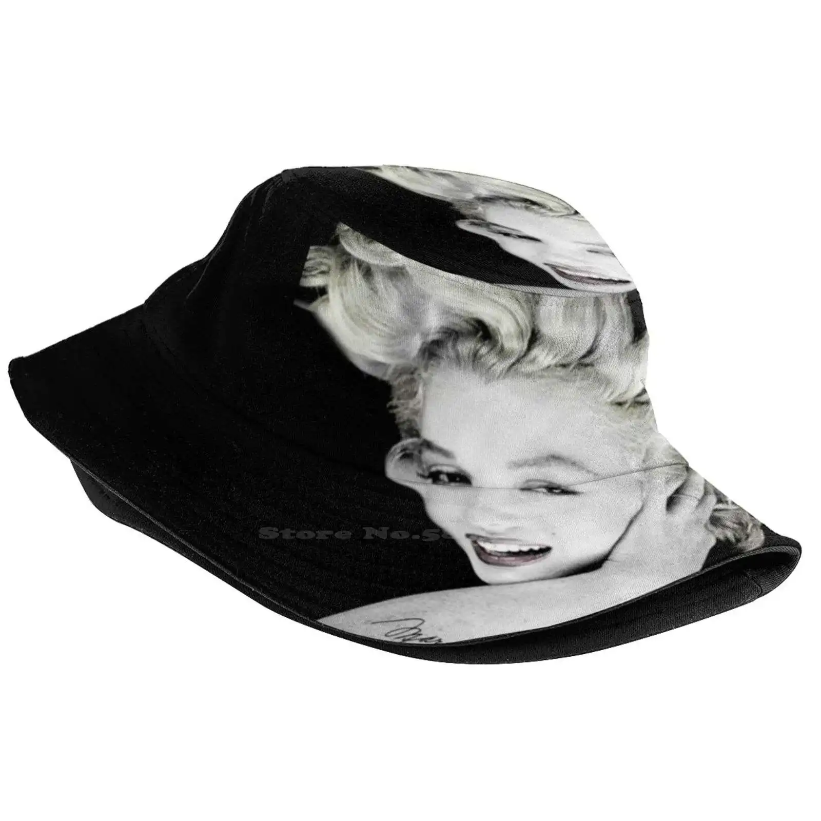 Marilyn Monroe' The First American Goddess Korean Caps Funny Beach Bucket Hats Marilyn Monroe With Signature Icon Iconic