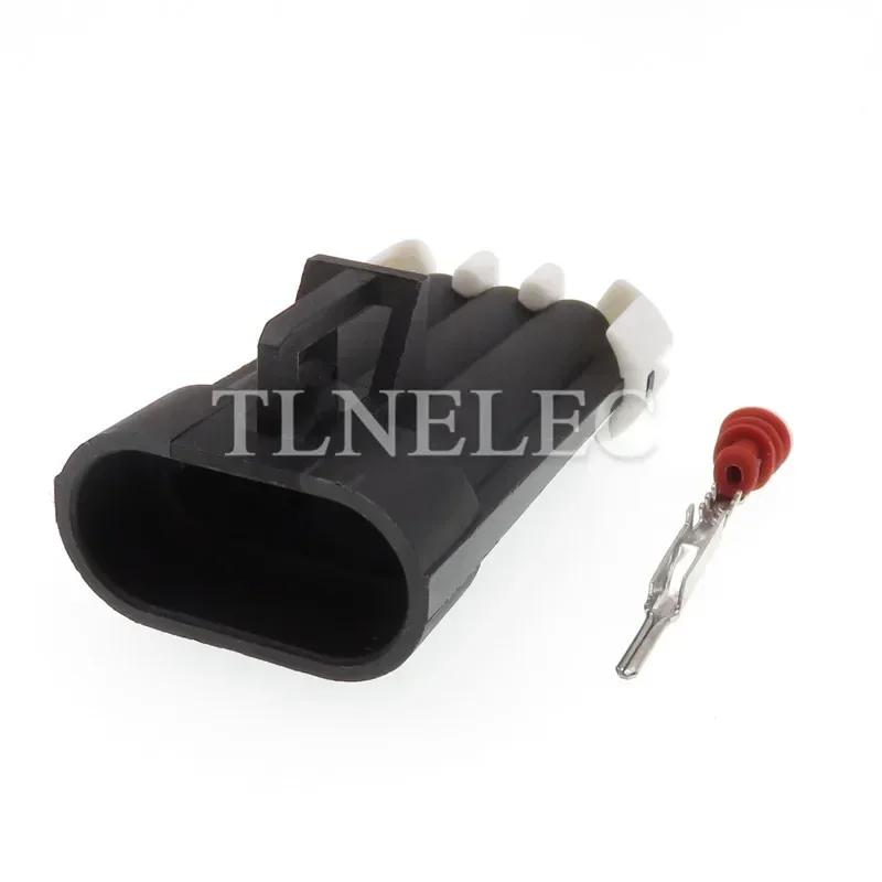 12129615 12110293 3 Pin Way Black Metri-Pack 150 Male Female Temperature Sensor Plug Auto Connector