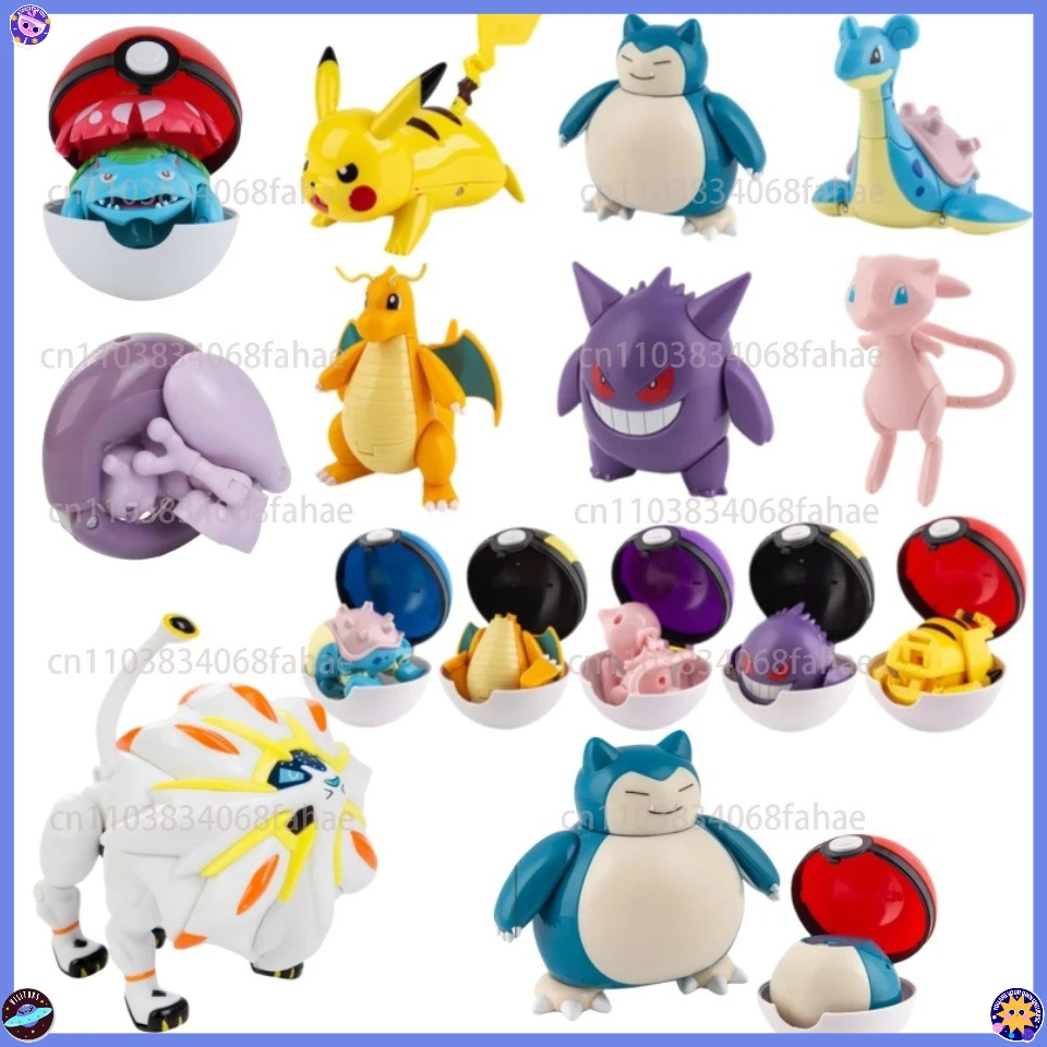 zhuangchen-figuras-pokemon-pikachu-charizard-greninja-deformacao-brinquedo-anime-figura-bolso-monstro-pokeball-modelo-presente