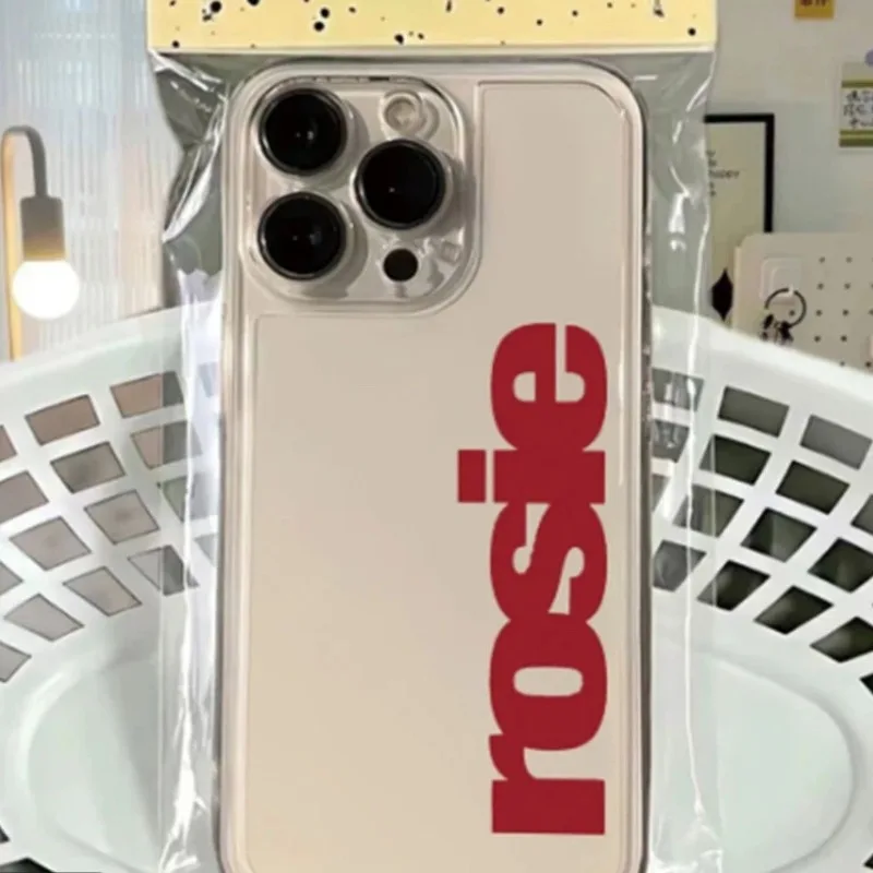 حافظة هاتف روزي إنجليزية بسيطة لهاتف سامسونج جالاكسي S24 S23 S22 S25 Ultra Plus غطاء ناعم مقاوم للصدمات S22 + S23 + S24 + S25 + Shell #1