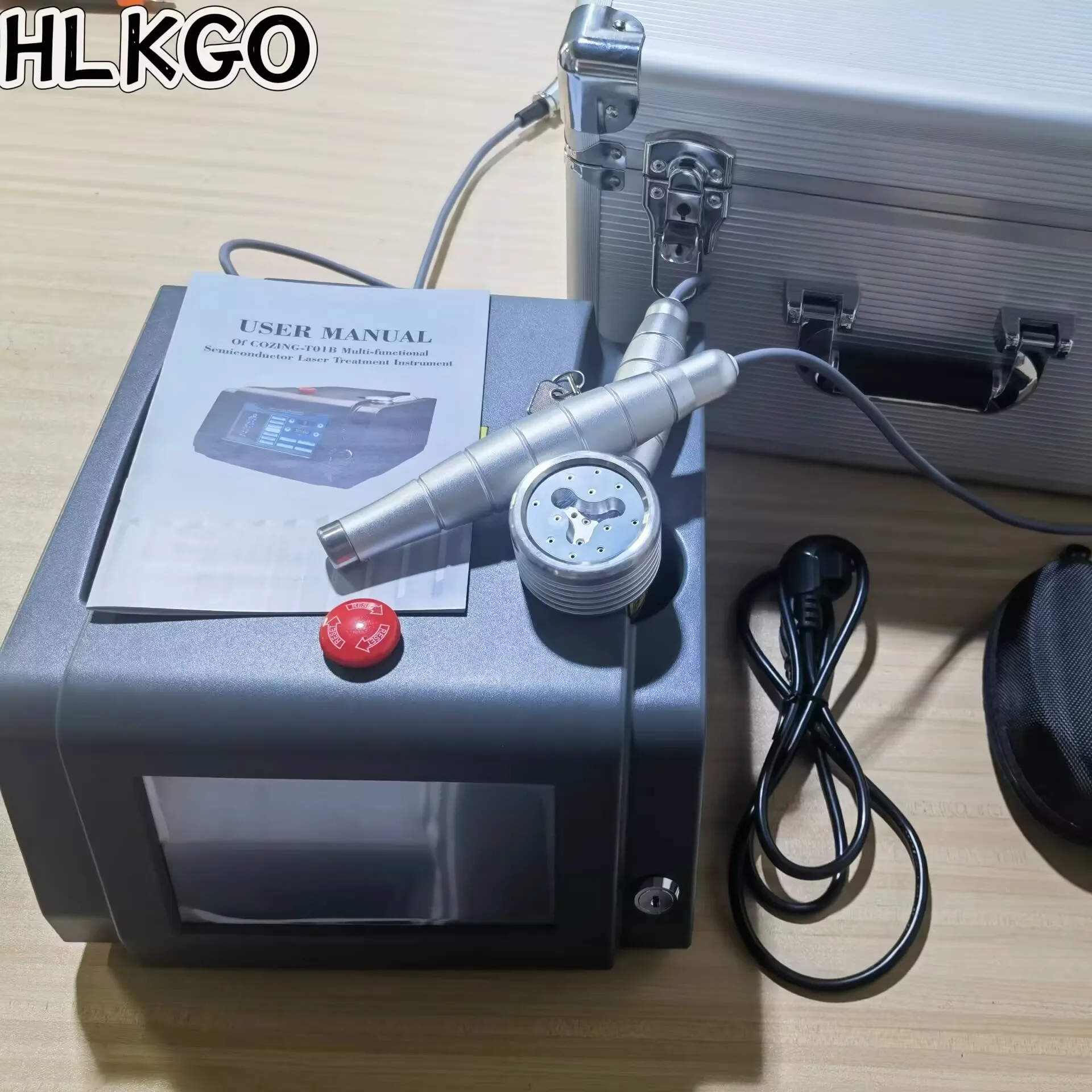 

HLKGO 1055 мВт Высокоинтенсивная терапия LLLT - 16 лазерных диодов (650 нм/808 нм) для эффективного снятия боли и заживления ран