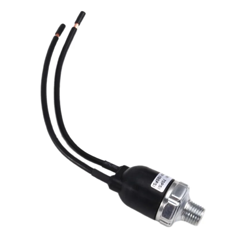 Interruptor de pressão do compressor de ar com fios 12AWG 12V 20A 1/4 NPT,