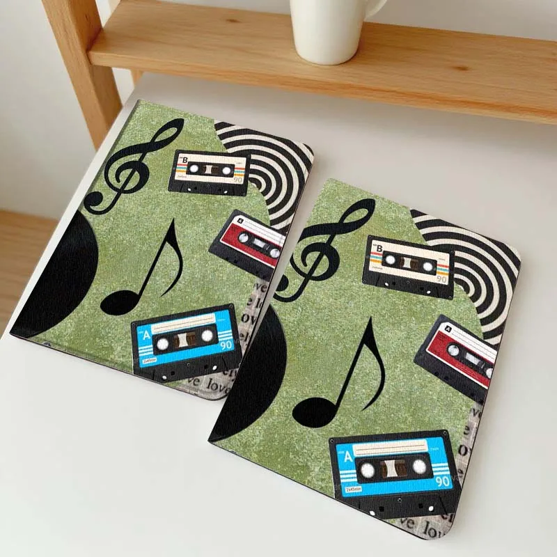 

Retro Cassette Tape Pattern For Vivo IQOO Pad2 Pad3 Pad5 Air SE Pro 12.1 12.3 13 11.5 11 inch Tablet Case