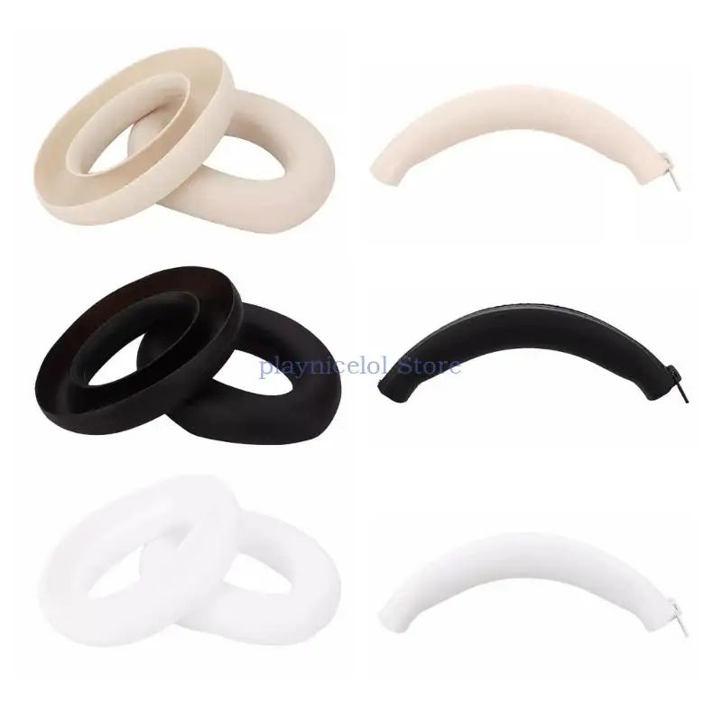 Replacement Silicone Earpads Ear Pad Head Beam Cover for Anker Life Q20i Headphones Ear Cushions Ear Cover E8BA