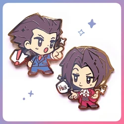 PW:AA Enamel Pins | Wright and Edgeworth