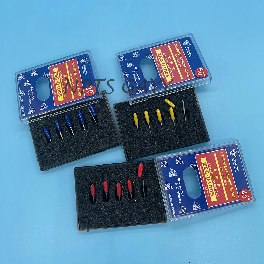 Coltello a lama in carburo cementato Pcut per Pcut CT1200 CT630 CT900 Coltello da taglio per plotter Coltello per incisione con lama 30/45/60 gradi