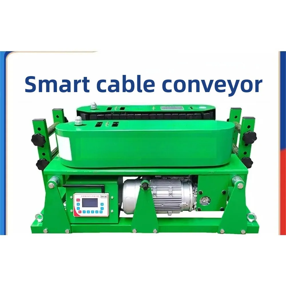 DSJ-180 Cable Conveyor, Bridge Laying Machine, High Power Remote Control Speed Adjustable Traction Cable Puller