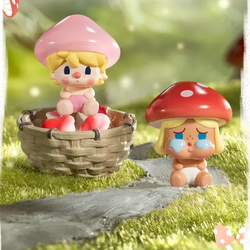 Bean Mushroom Genie Series Model Doll Cute Diy Bracelet Cartoon Room Decoration Toys Adult Kids Birthday Gift