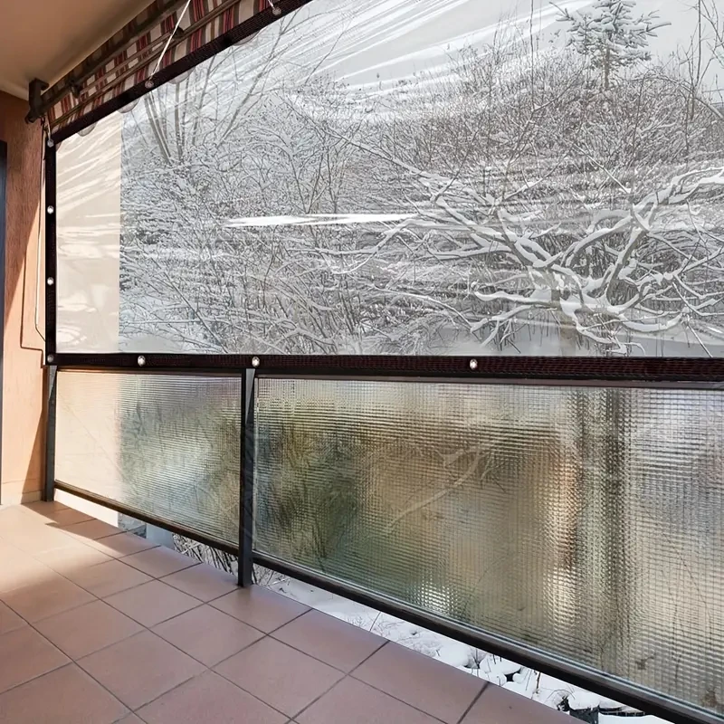 Transparent Waterproof Cloth, Rainproof Oilcloth, Plant Covering Shed Cloth, Used for Outdoor Greenhouse Garden Furniture
