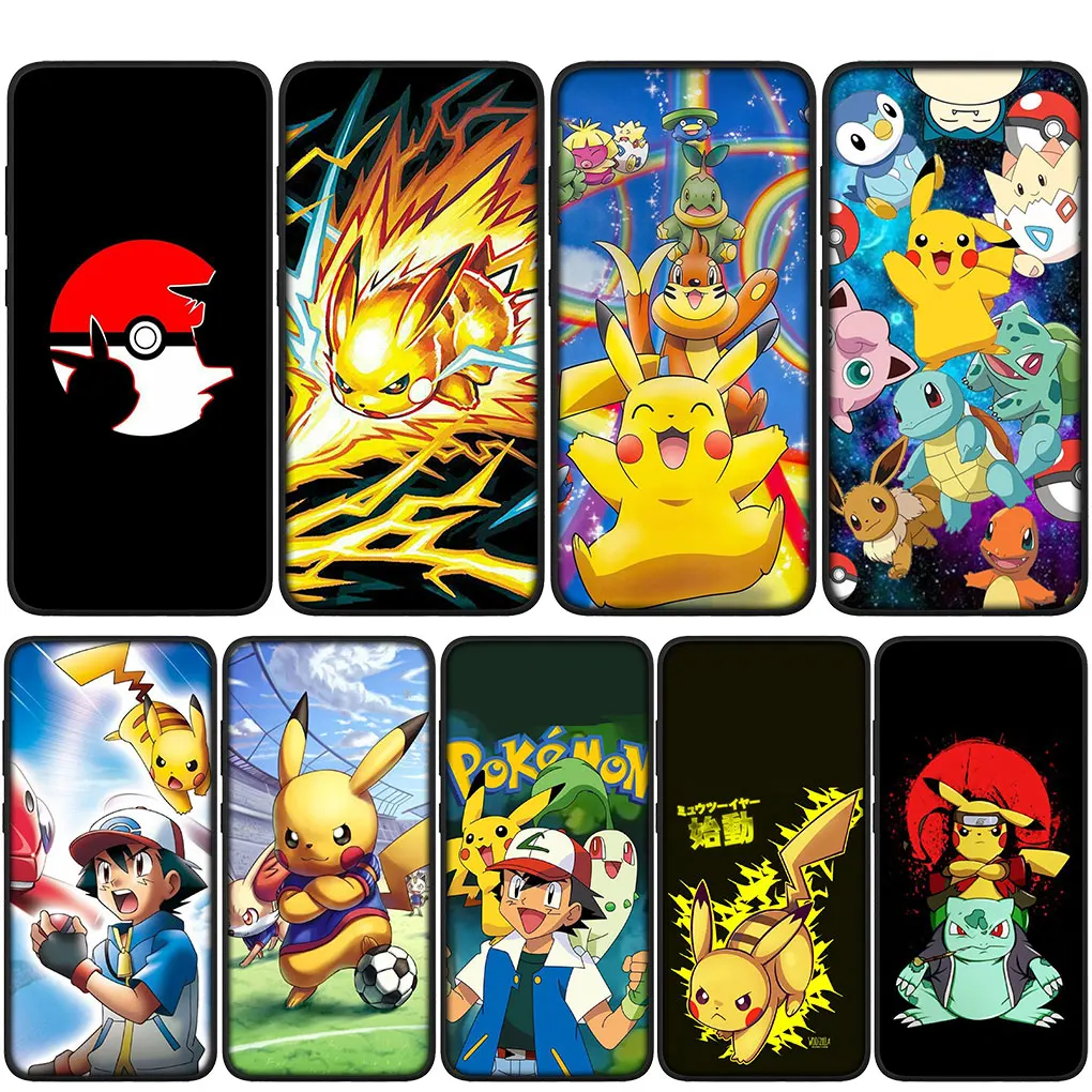 Pokemon Pikachu Cute Soft Casing for Huawei Y7A Y6P Y5P Y6 Y7 Y9 Prime 2018 2019 Y8P Y9A Y8S Y9S P Smart Phone Cover Case