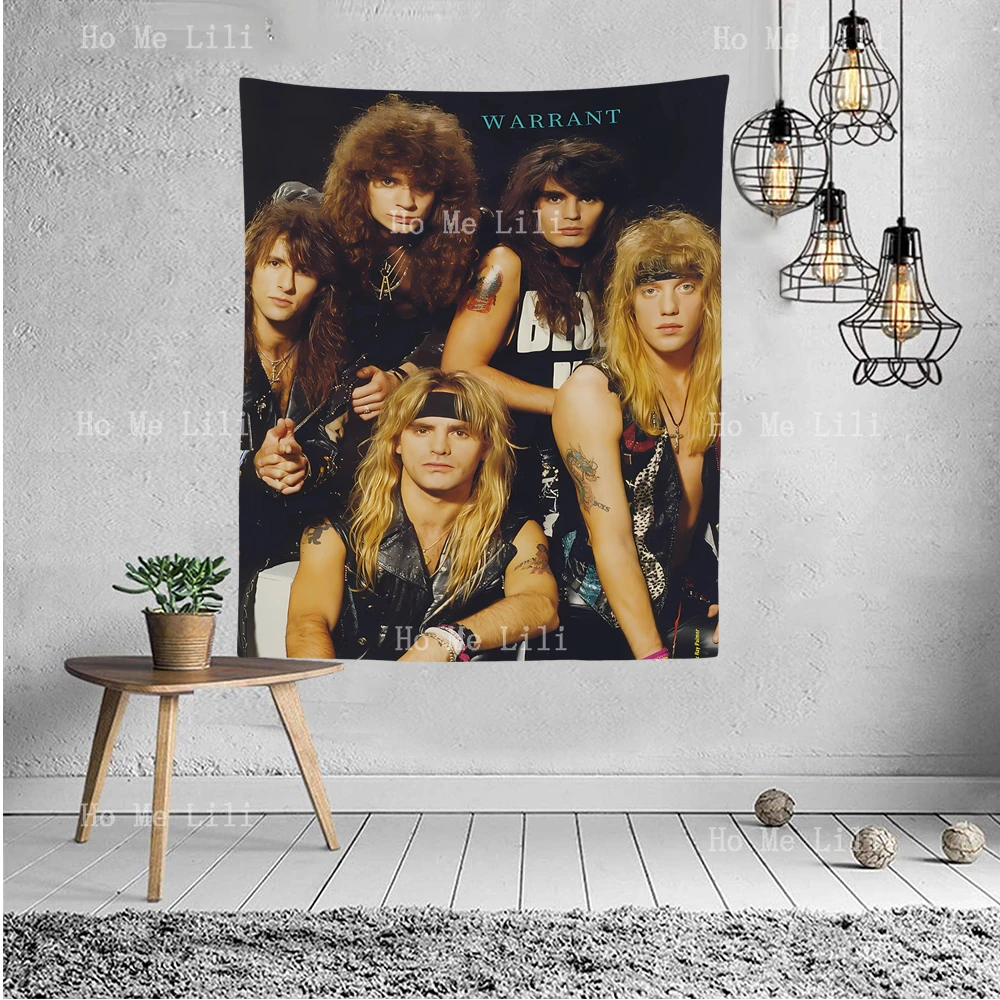 Warrant An Underrated Killer Talented Hard Rock And Glam Metal Band Wall Hanging For Bedroom Living Room Fashion Tapestries