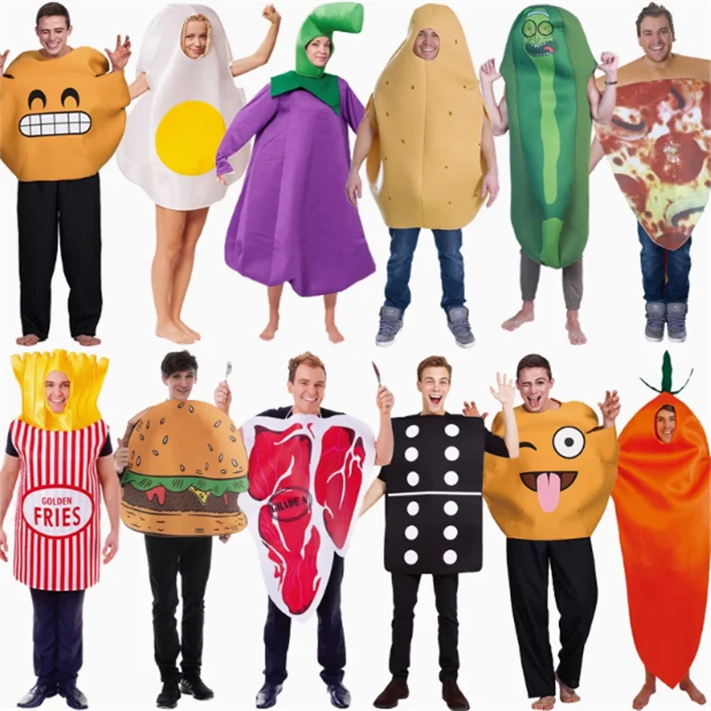 زي إبداعي للرجال والنساء، زي المرحلة الاسمية للهالوين، كعكة المهرج، أداء مضحك من ألياف البوليستر، زي المسرح