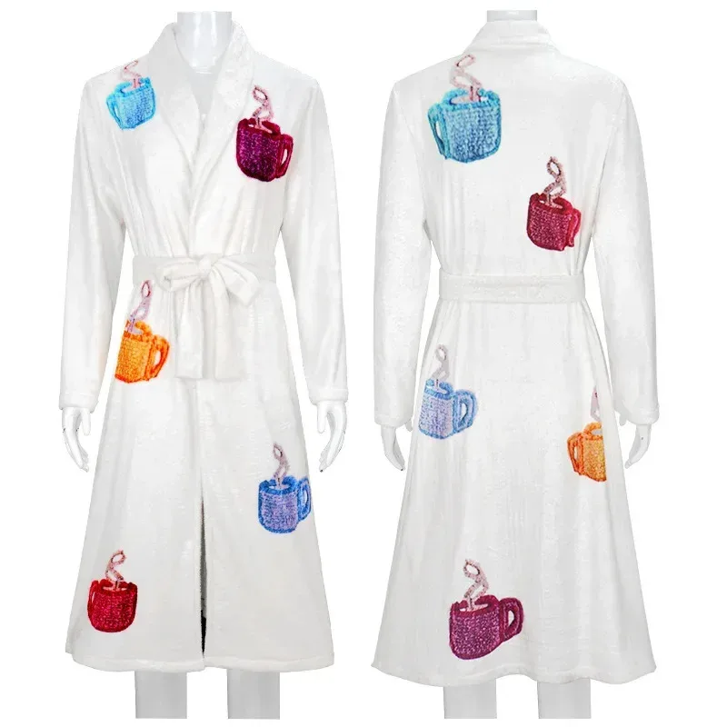 

Fight Movie Club Fantasia The Narrator Cosplay Costume Men Robe Flannel Bathrobe Belt Outfits Halloween Carnival Suit