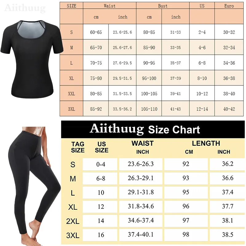 Aiithuug High Waist Trainer Body Shaper Leggings Weight Loss Corset Fat Burn Corsets Slimming Corset Sauna Sweat Pants Polymer