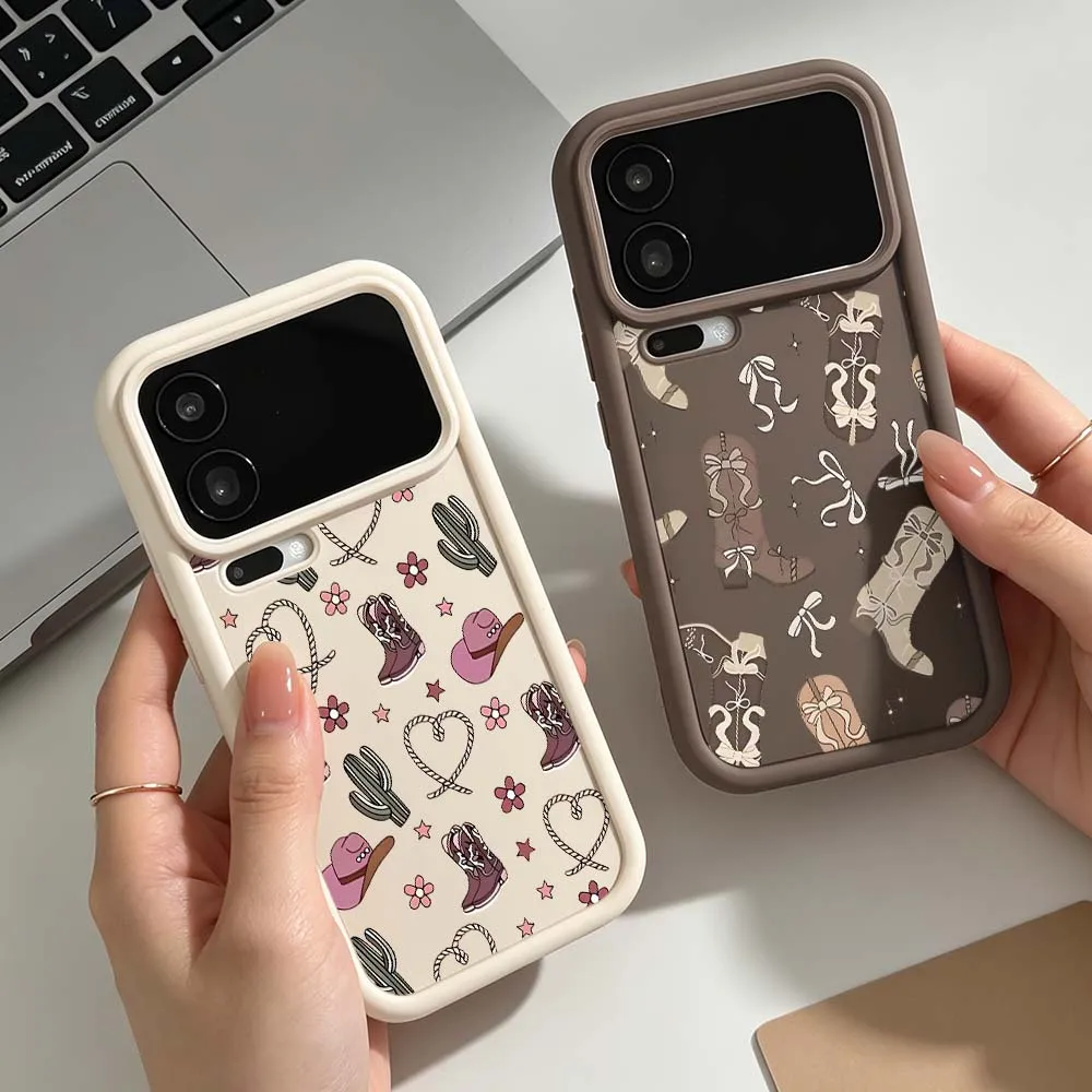 Cowboy Boot Pattern For Xiaomi Mi 17 15 14 14T 12 12T 12S 11 11X 11i 9T Lite Pro Max 5G Eye Ladder Cover Phone Case