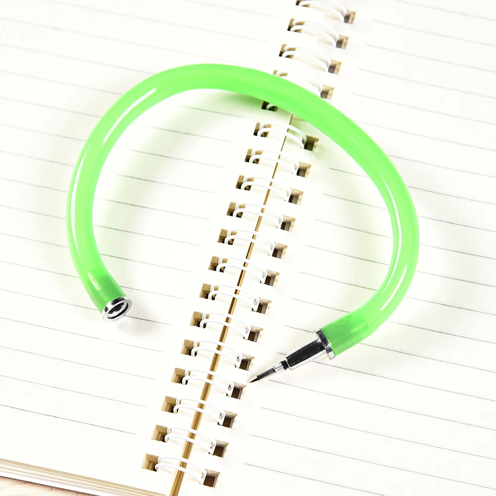 

10Pcs Wristband Pen for Bendable Ballpoint Creative Design Portable School Stationery Gift Bright Color Assorted Pack