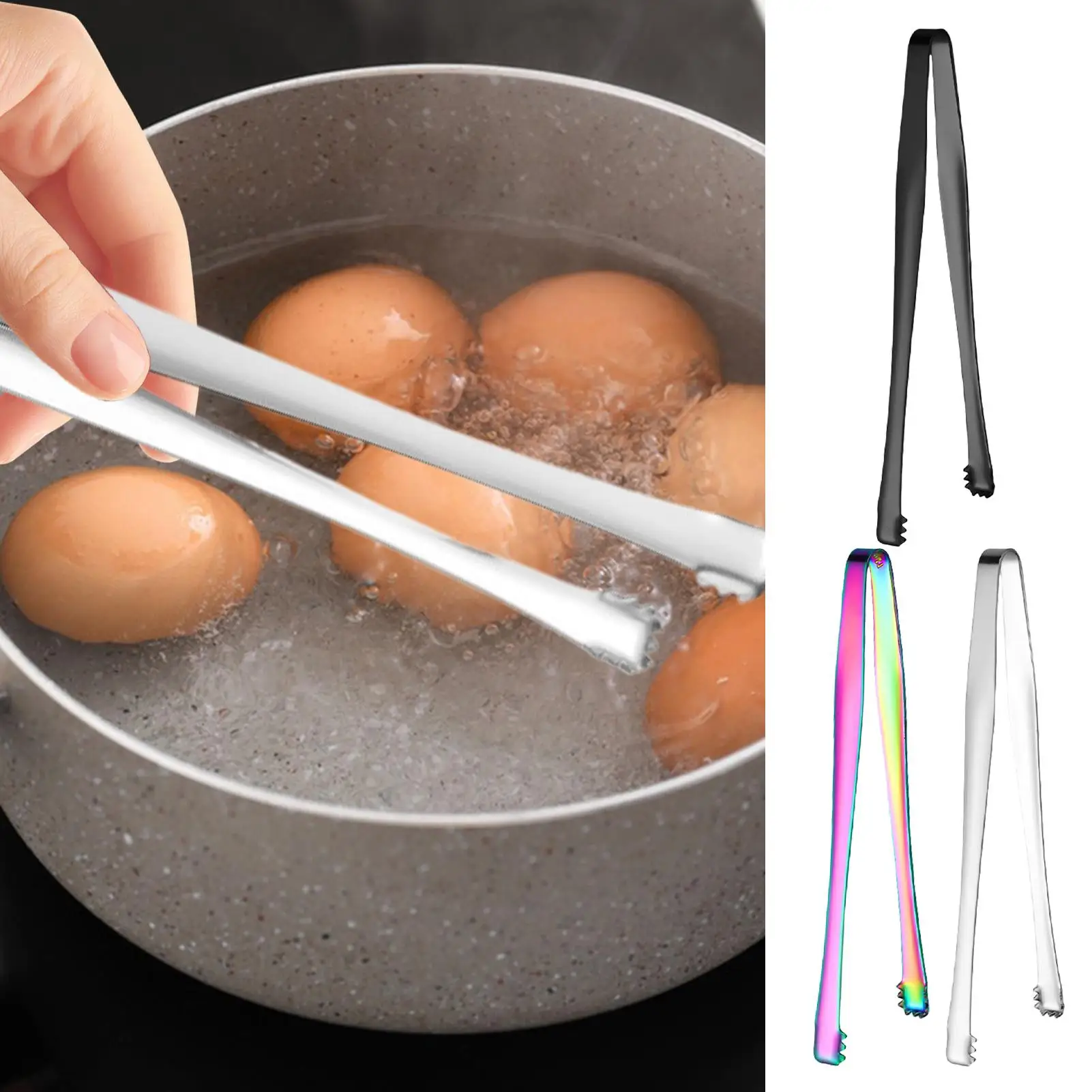 Egg Chalaza Remover Tool, Kitchen Gadget for Egg White Separation & Shell Fragment Filtering, Stainless Steel Egg Strainer