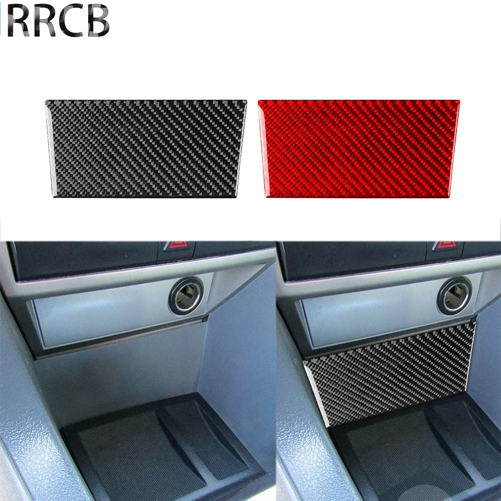 

For Dodge Avenger 2008 2009 2010 Real Carbon Fiber Center Power Outlet Below Panel Trim Cover Stickers Car Interior Accessories