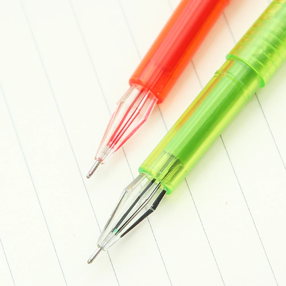 

12 Packs Multicolor Neutral Pen Set Gel Pens Water Resistant Permanent Ink Smooth Lines Art Craft Writing Coloring