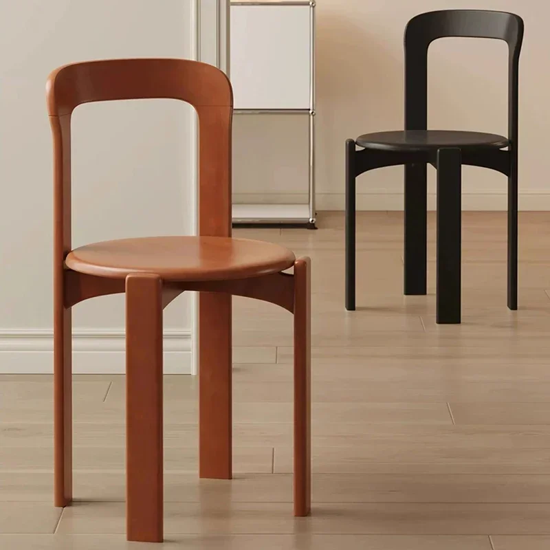 

Nordic Dining Chairs Wood Classics Comfortable Minimalist Kitchen Stools Living Room Chairs Low Sillas Para Comedor Furniture