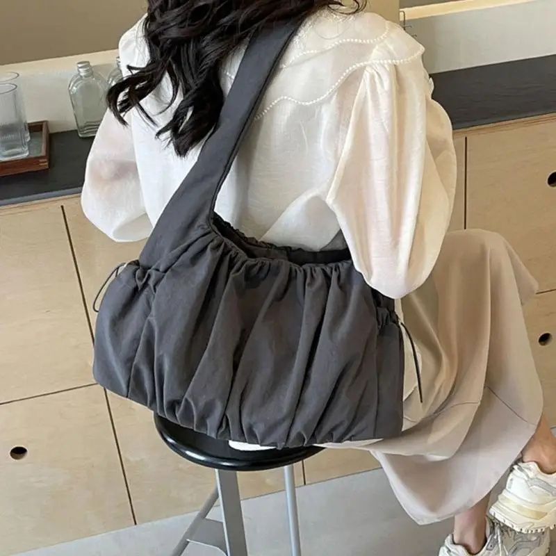 

X90D Women Bag Fashion Armpit Bag Canvas Underarm Bag Large Capacity Shoulder Bag